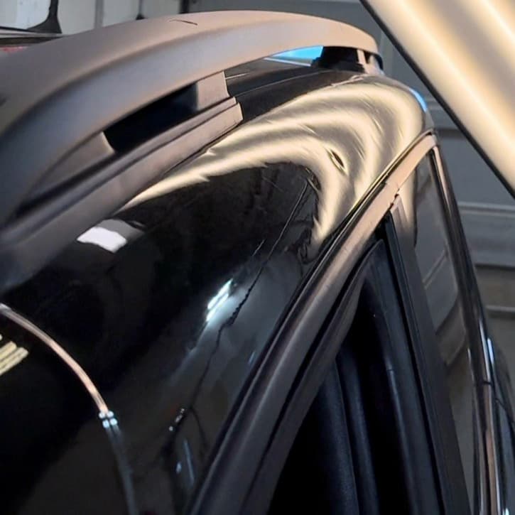 Car dent before repair