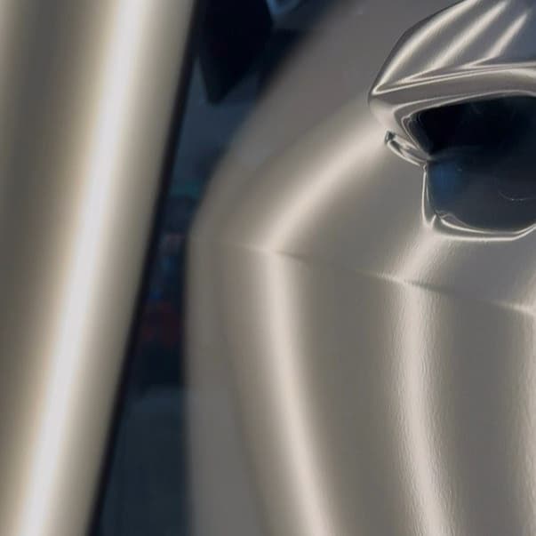 Car after paintless dent repair